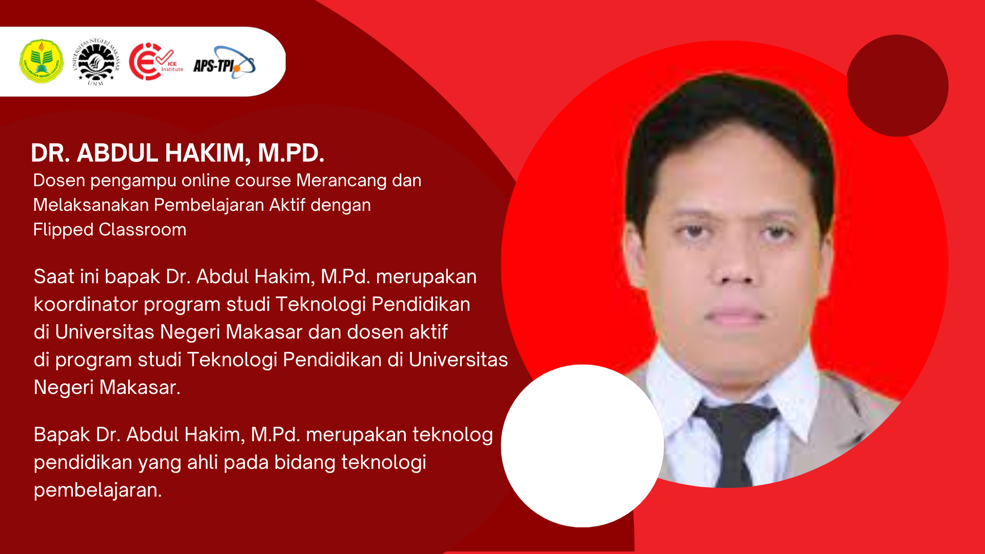 Dr. Abdul Hakim, M.Pd.